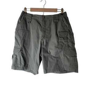 5.11 TACTICAL SERIES Men's Green Textured Heavy Utility Casual Shorts SZ 34